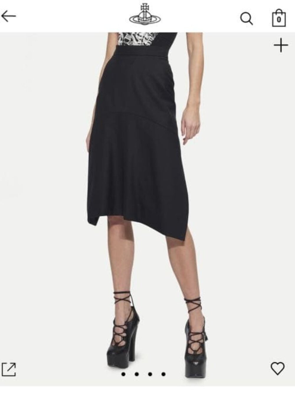 NWT Sz 44 Vivienne Westwood Phoenix Skirt
